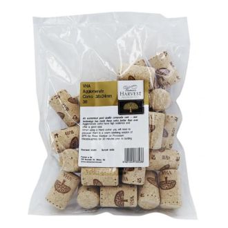 Vintner's Harvest VHA Agglomerate Corks 38x24mm, Bag 30