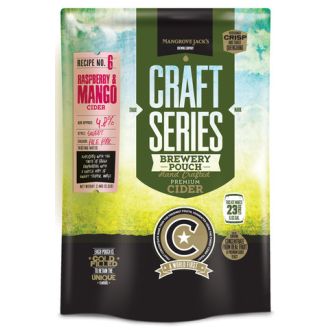Mangrove Jacks Raspberry and Mango Cider Pouch