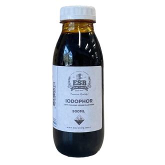 Iodophor Iodine Sanitising, No Rinse, Mash Conversion Check 300ml