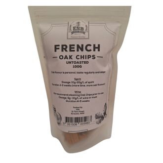 French Oak Chips 100g