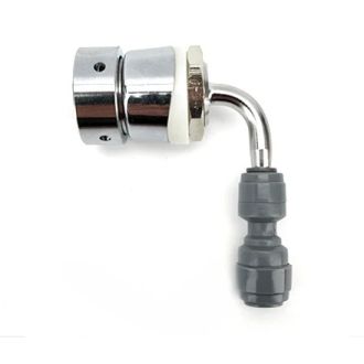 Short Beer Shank stainless steel with duotight fitting