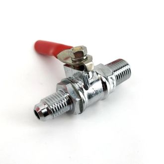 1/4 Inch NPT x MFL THREADED Ball Valve with Check Valve
