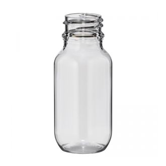 50ml Clear PET Round Bottle With 24mm TT Screw Neck