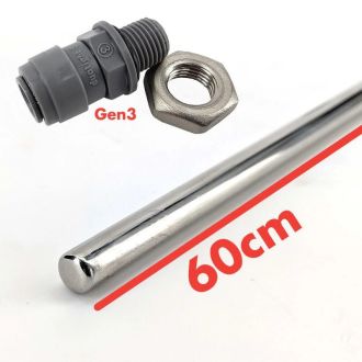 60cm Thermowell 8mm Includes duotight 8mm thread with o-ring and nut