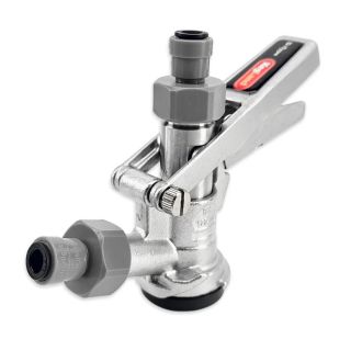 Keg Coupler D-Type - Stainless Steel with 8mm duotight