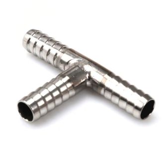 6mm Stainless Tee Beer Line Splitter