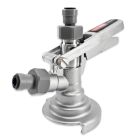 Keg Coupler A-Type with 8mm duotight fittings- Stainless Steel