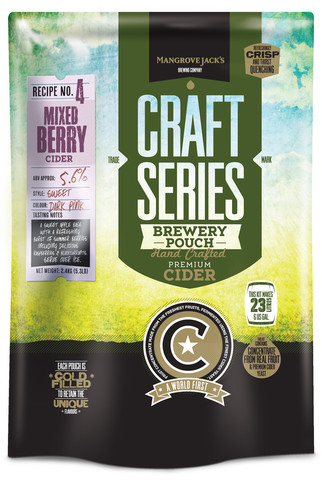 Mangrove Jack's Mixed Berry Cider Pouch